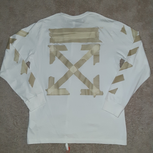 NWT MEN'S OFF-WHITE TAPE ARROWS T-SHIRT - Picture 6 of 13